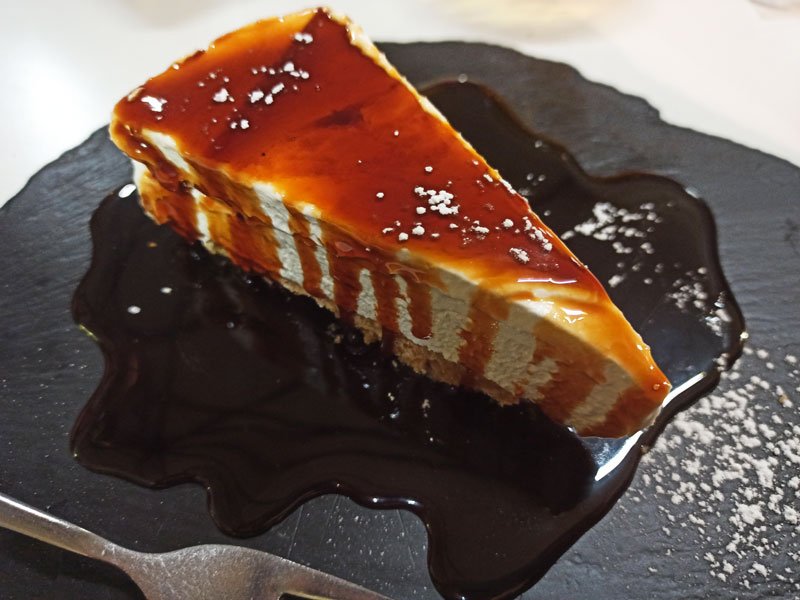 Cheesecake al caramello