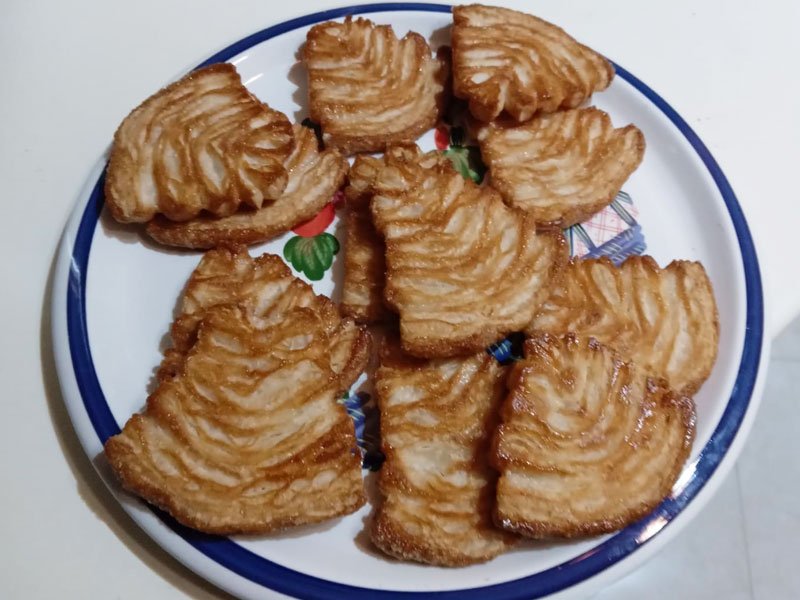 Palmine di pasta sfoglia