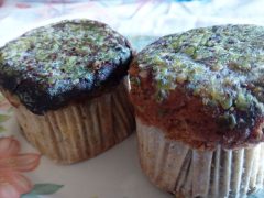 Muffin pistacchio e cioccolato bianco