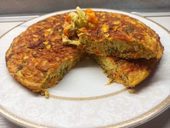 Frittata ai fiori di zucca