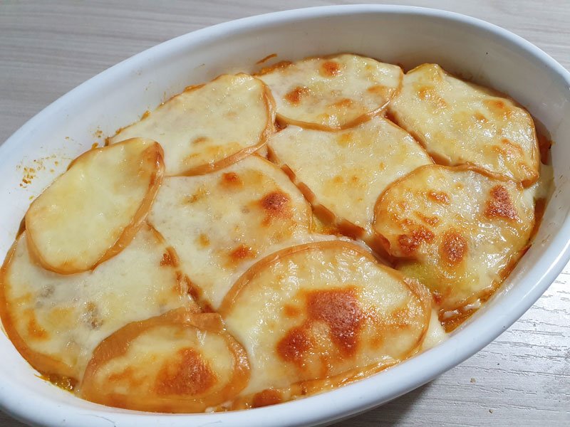 Gnocchi con crema di zucca al forno