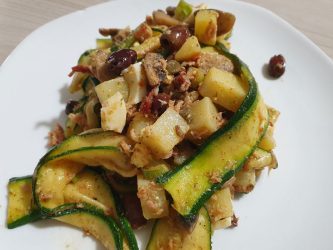 Insalata di zucchine grigliate