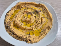 Hummus ceci e zucca