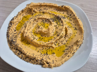 Hummus ceci e zucca