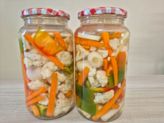 Giardiniera di verdure fermentate