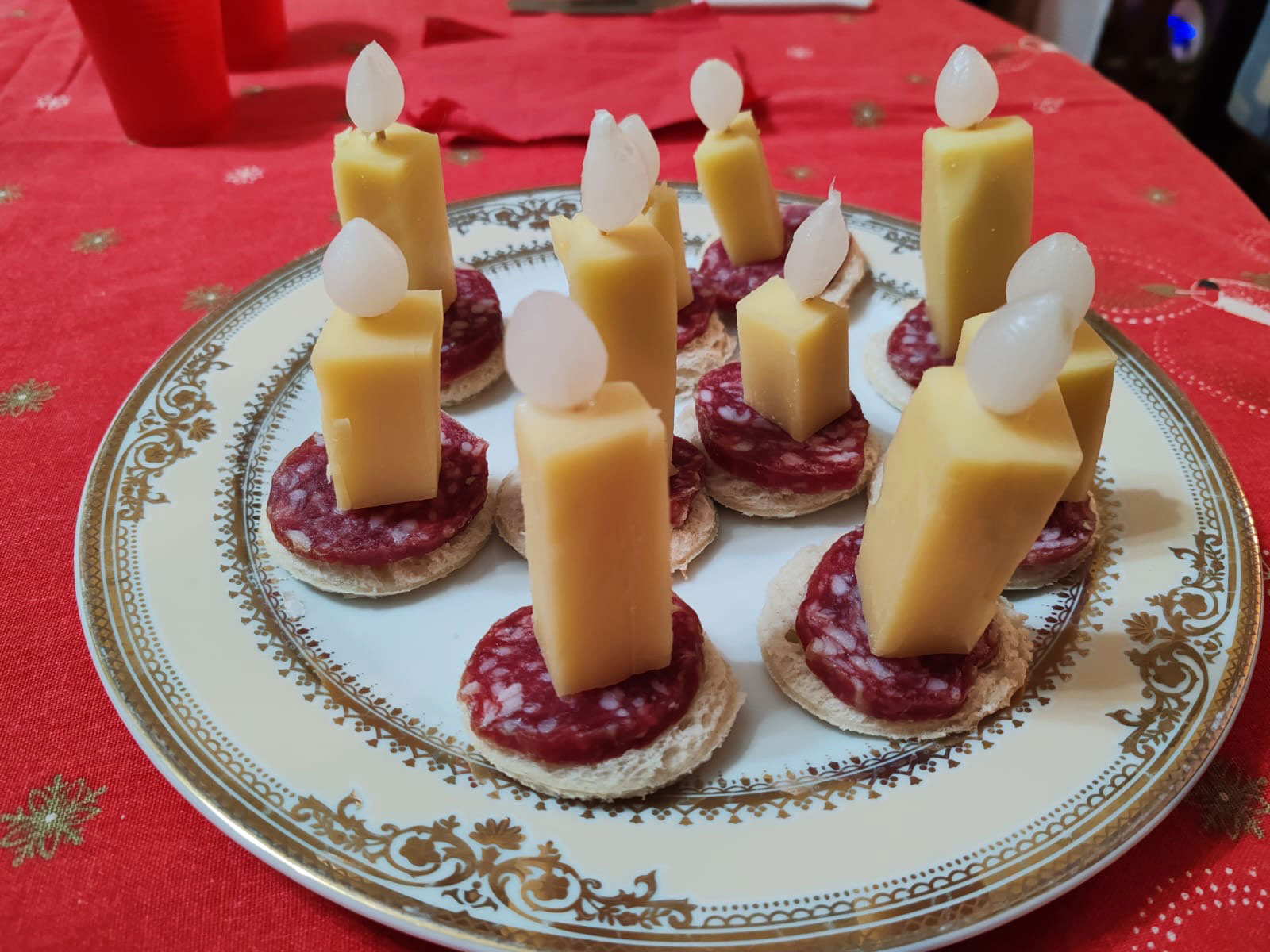 Candele salate di Natale