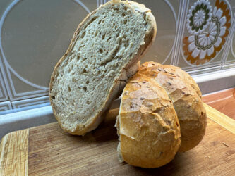 Pane con farina di zucca
