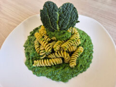Pasta con crema di verza