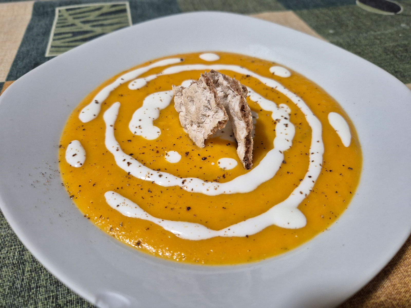 Vellutata di carote e zenzero