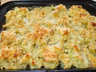 Cavolfiore al forno con besciamella